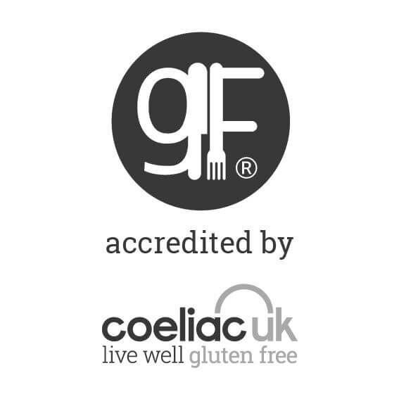 Accredited by Coeliac UK